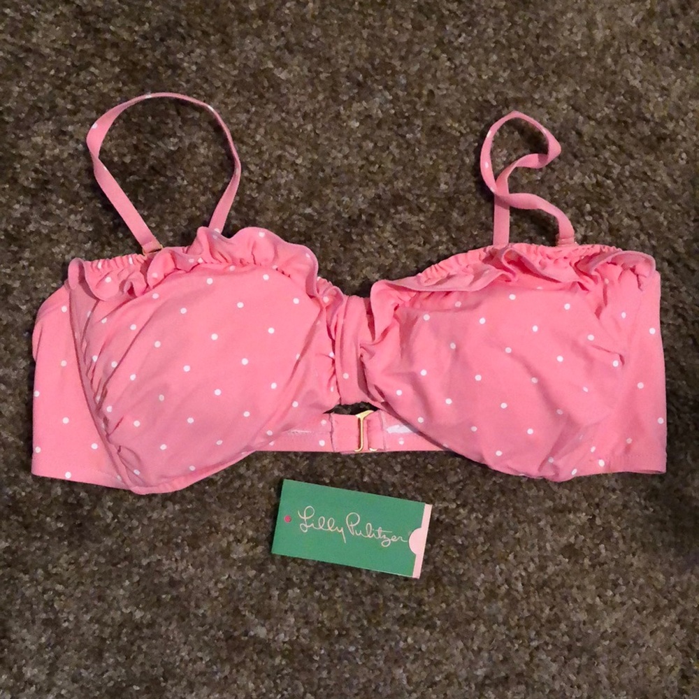 NWT Lilly Pulitzer bandeau bikini top